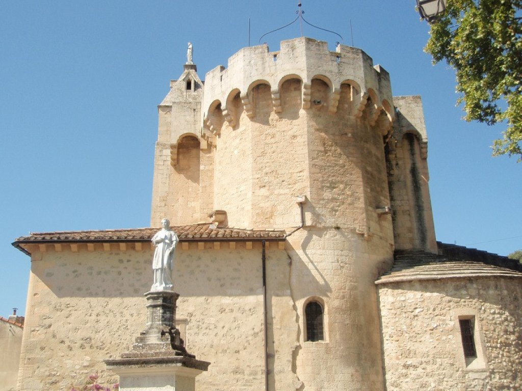 L’église Saint-Vincent à Saint-Andiol